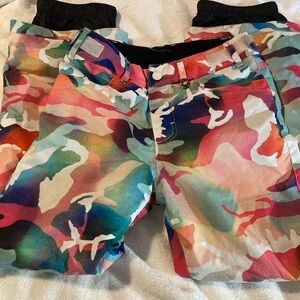 Roxy Girls Size 10 snowboard, Ski pants Multicolor Camo Bottoms